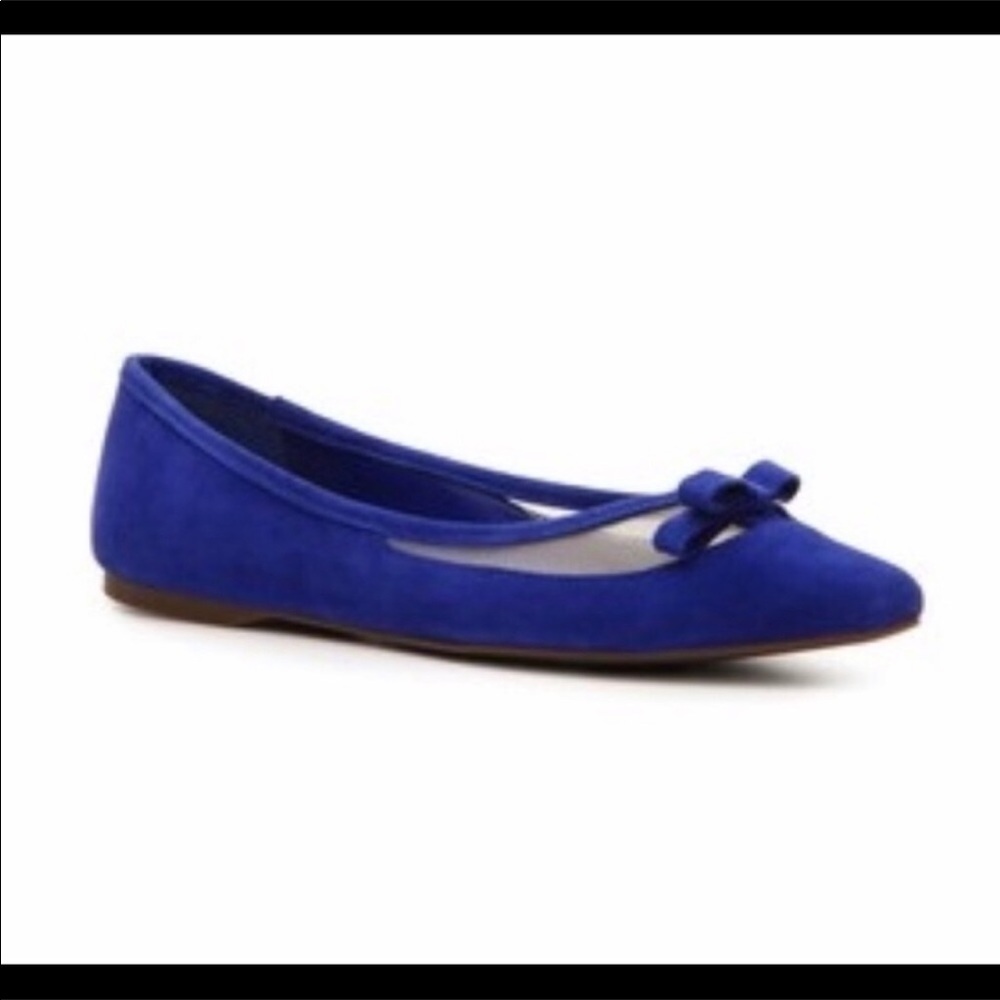 NIB New BCBGeneration suede flats blue - Picture 2 of 7